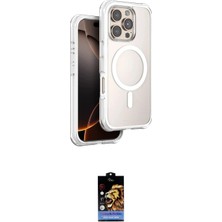 Elektronikçim Ieg™ iPhone 16 Pro Max Kılıf Zirve Klasik Prime - Siyah Buffer Hayalet Cam Ekran Koruyucu Elk-34
