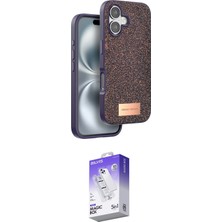 Elektronikçim Ieg™ iPhone 16 Kılıf Vadi Klasik Serisi - Siyah Bilvis 5in1 3D Magic Cam Ekran Koruyucu ELK-3486