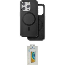 Elektronikçim Ieg™ iPhone 15 Pro Max Kılıf Pusula Işık Koleksiyonu - Siyah Polymer Nano Ekran Koruyucu Elk-3