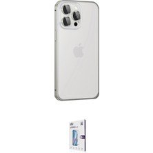Elektronikçim Ieg™ iPhone 15 Pro Kılıf Eksen Form Serisi - Siyah Bilvis 0.18MM Plus Cam Ekran Koruyucu ELK-348
