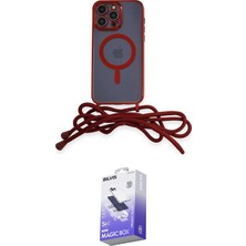 Elektronikçim Ieg™ iPhone 14 Pro Max Kılıf Eksen Özel Seri - Siyah Bilvis 5in1 5d Magic Hayalet Cam Ekran Kor