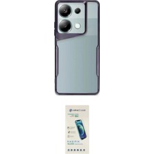 Elektronikçim Ieg™ Redmi Note 13 Pro 4g Kılıf Akış Çizgi Koleksiyonu - Şeffaf Pasifik Cam Ekran Koruyucu E