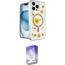 Elektronikçim Ieg™ iPhone 16 Pro Kılıf Kozmos Doku - Siyah Bilvis 5in1 3D Magic Cam Ekran Koruyucu ELK-34863