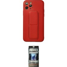 Elektronikçim Ieg™ iPhone 11 Pro Kılıf Akış Doku - Siyah 34D Hayalet Izgaralı Cam ELK-34863