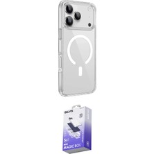 Elektronikçim Ieg™ iPhone 17 Pro Kılıf Kutup Klasik Serisi - Siyah Bilvis 5in1 5d Magic Hayalet Cam Ekran Koru