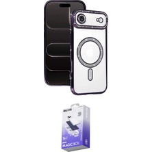 Elektronikçim Ieg™ iPhone 17 Air Kılıf Zirve Doku Prime - Siyah Bilvis 5in1 5d Magic Hayalet Cam Ekran Koruyuc