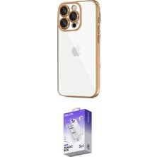 Elektronikçim Ieg™ iPhone 16 Pro Max Kılıf Vadi Minimal - Siyah Bilvis 5in1 3D Magic Cam Ekran Koruyucu Elk-34