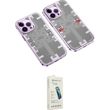 Elektronikçim Ieg™ iPhone 14 Pro Kılıf Ufuk Doku Prime - Şeffaf Pasifik Cam Ekran Koruyucu ELK-34863