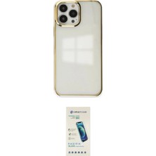 Elektronikçim Ieg™ iPhone 13 Pro Max Kılıf Doruk Doku Prime - Şeffaf Pasifik Cam Ekran Koruyucu ELK-34863