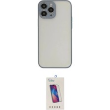 Elektronikçim Ieg™ iPhone 14 Pro Max Kılıf Ahenk Çizgi Serisi - Siyah Joko 5d Cam ELK-34863