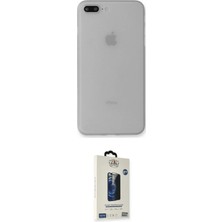 Elektronikçim Ieg™ iPhone 7 Plus Kılıf Yadigar Yansıma Serisi - Beyaz Bilvis Hayalet Cam Ekran Koruyucu Elk-3