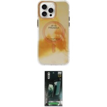 Elektronikçim Ieg™ iPhone 15 Pro Max Kılıf Ufuk Doku Prime - Şeffaf 360 Full Body Arka Koruyucu ELK-34863