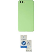 Elektronikçim Ieg™ iPhone 7 Plus Kılıf Kozmos Yansıma Özel Seri - Şeffaf Royal Nano Ekran Koruyucu ELK-3486