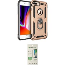 Elektronikçim Ieg™ iPhone 7 Plus Kılıf Ahenk Klasik Koleksiyonu - Siyah 20D Premium Cam Ekran Koruyucu ELK-348