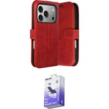 Elektronikçim Ieg™ iPhone 17 Pro Max Kılıf Siluet Işık Serisi - Siyah Bilvis 5in1 5d Magic Hayalet Cam Ekran