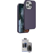 Elektronikçim Ieg™ iPhone 15 Pro Max Kılıf Kıvılcım Çizgi Serisi - Siyah Vanessa Magic Hayalet Cam ELK-348