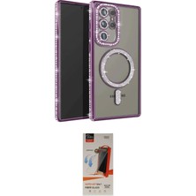 Elektronikçim Ieg™ Galaxy S23 Ultra Kılıf Zirve Doku Prime - Siyah Autokit 5in1 Fiber Hayalet Cam Ekran Koruyu