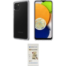 Elektronikçim Ieg™ Galaxy A03 Kılıf Zirve Doku - Siyah Mat Seramik Nano Ekran Koruyucu ELK-34863
