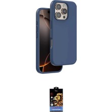 Elektronikçim Ieg™ iPhone 16 Pro Max Kılıf Kıvılcım Çizgi Serisi - Siyah Buffer Hayalet Cam Ekran Koruyucu