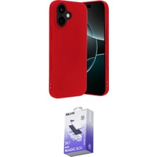 Elektronikçim Ieg™ iPhone 17 Kılıf Ahenk Serisi - Siyah Bilvis 5in1 5d Magic Hayalet Cam Ekran Koruyucu Elk-34