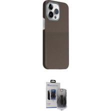 Elektronikçim Ieg™ iPhone 15 Pro Max Kılıf Kozmos Klasik Prime - Siyah Vanessa Magic Hayalet Cam ELK-34863