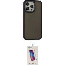 Elektronikçim Ieg™ iPhone 15 Pro Kılıf Eksen Işık - Siyah Joko 5d Cam ELK-34863