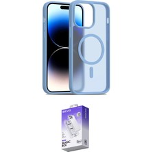 Elektronikçim Ieg™ iPhone 14 Kılıf Siluet Minimal Prime - Siyah Bilvis 5in1 3D Magic Cam Ekran Koruyucu Elk-34