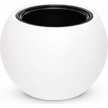 Omnipazar So-Kurs3 Küre Dekoratif Yuvarlak Iç Kovalı Saksı 62 Litre No: 3