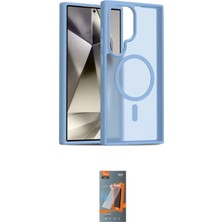 Elektronikçim Ieg™ Galaxy S24 Ultra Kılıf Siluet Minimal Prime - Siyah Autokit 5in1 Fiber Hayalet Polymer Nano
