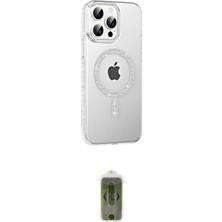 Elektronikçim Ieg™ iPhone 15 Pro Max Kılıf Yörünge Koleksiyonu - Siyah Joko Magic 5d Hayalet Cam ELK-34863
