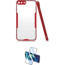 Elektronikçim Ieg™ iPhone 7 Plus Kılıf Atlas Asil Serisi - Siyah 3D Antistatik Cam Ekran Koruyucu ELK-34863