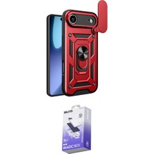 Elektronikçim Ieg™ iPhone 17 Air Kılıf Ahenk Klasik - Siyah Bilvis 5in1 5d Magic Hayalet Cam Ekran Koruyucu El
