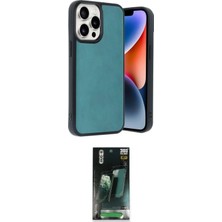 Elektronikçim Ieg™ iPhone 14 Pro Max Kılıf Kıvılcım Işık Serisi - Siyah 360 Mat Full Body Arka Koruyucu E