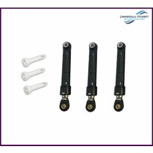 Çınaroğlu Ticaret Bosch WAE20460EE/03 Uyumlu Çamaşır Makinesi 3 Lü Set  Siyah Amortisör