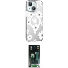 Elektronikçim Ieg™ iPhone 15 Kılıf Yörünge Işık Prime - Şeffaf 360 Full Body Arka Koruyucu ELK-34863