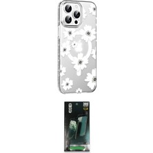 Elektronikçim Ieg™ iPhone 15 Pro Kılıf Yörünge Işık Prime - Siyah 360 Mat Full Body Arka Koruyucu ELK-3486