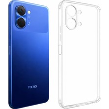 Teleplus Tecno Spark Go 3 Kılıf Kamera Korumalı Tpu Jelly Silikon