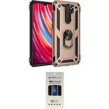 Elektronikçim Ieg™ Redmi Note 8 Pro Kılıf Ahenk Klasik Koleksiyonu - Siyah 5d Hayalet Cam Ekran Koruyucu Elk-3