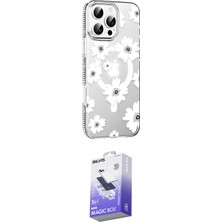 Elektronikçim Ieg™ iPhone 16 Pro Max Kılıf Yörünge Işık Prime - Siyah Bilvis 5in1 5d Magic Hayalet Cam Ekr