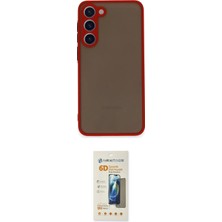 Elektronikçim Ieg™ Galaxy S23 Plus Kılıf Ahenk Çizgi Serisi - Siyah 6d Mat Seramik Hayalet Nano Ekran Koruyuc