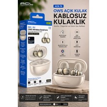 Azurtech Acb-76 Ows Açık Kulak Kablosuz Kulaklık – Bluetooth 6.0, Enc + Siri Destekli, Uzun Pil Ömrü