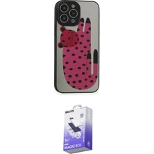 Elektronikçim Ieg™ iPhone 14 Pro Max Kılıf Odak Klasik Serisi - Siyah Bilvis 5in1 5d Magic Hayalet Cam Ekran K