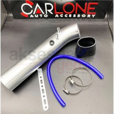 Carlone Açık Hava Filtresi Için Krom Uzatma Borusu Metal Ürün 7.6cm Çap, 45CM Uzunluk
