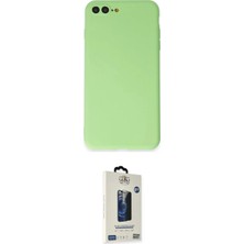 Elektronikçim Ieg™ iPhone 7 Plus Kılıf Kozmos Yansıma Özel Seri - Beyaz Bilvis Hayalet Cam Ekran Koruyucu El