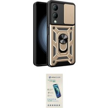 Elektronikçim Ieg™ Y17S Kılıf Ahenk Klasik - Şeffaf Pasifik Cam Ekran Koruyucu ELK-34863