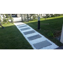Lin Dekor 250 kg 1-2 cm Beyaz Dolomit Taş  Dere Taşı Çakıl Taşı Bahçe Süs Taşı Peyzaj Taşı Dekoratif Taş