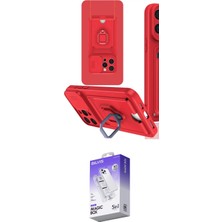 Elektronikçim Ieg™ iPhone 15 Pro Kılıf Vadi Form Prime - Siyah Bilvis 5in1 3D Magic Cam Ekran Koruyucu ELK-348