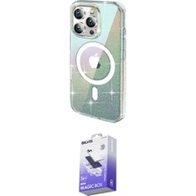 Elektronikçim Ieg™ iPhone 15 Pro Max Kılıf Odak Modern Serisi - Siyah Bilvis 5in1 5d Magic Hayalet Cam Ekran K