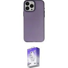 Elektronikçim Ieg™ iPhone 15 Pro Max Kılıf Ahenk Çizgi Prime - Siyah Bilvis 5in1 3D Magic Cam Ekran Koruyucu
