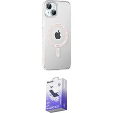 Elektronikçim Ieg™ iPhone 14 Kılıf Yörünge Koleksiyonu - Siyah Bilvis 5in1 5d Magic Hayalet Cam Ekran Koruyu